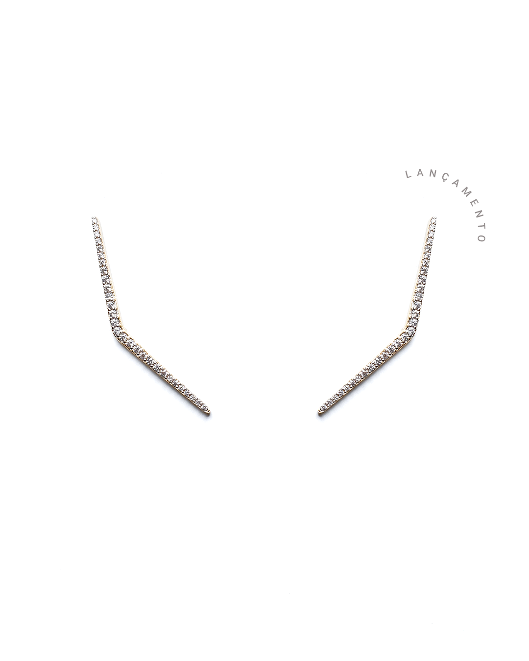 Brinco Gaivota Cravejado