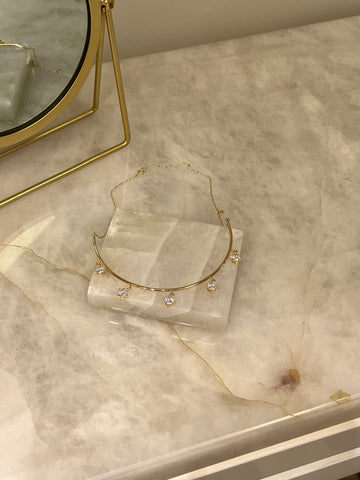 colar Aro pontos de luz