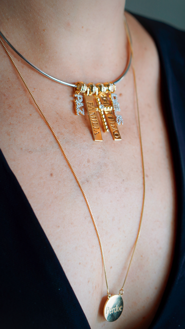 Pingente Paz Cravejado