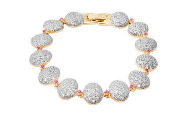 Pulseira Oval Cravejada